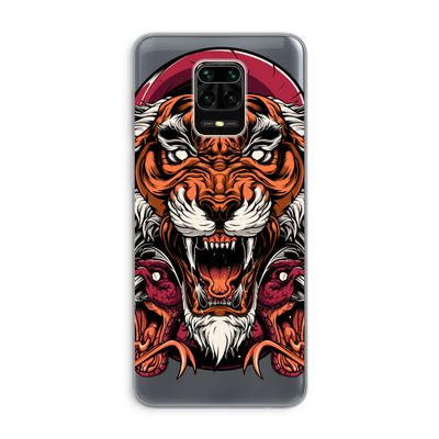 Tiger and Rattlesnakes: Xiaomi Redmi Note 9 Pro Transparant Hoesje