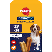 Pedigree Dentastix Medium Kauwstaaf Gebitsverzorgende Hondensnack 28 Stuks bij Jumbo