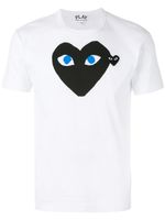 Comme Des Garçons Play t-shirt à logo imprimé - Blanc