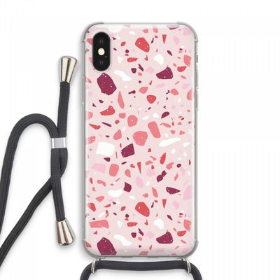 Terrazzo N°15: iPhone XS Max Transparant Hoesje met koord