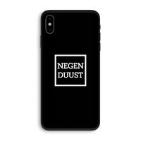 Negenduust black: iPhone XS Biologisch afbreekbaar hoesje