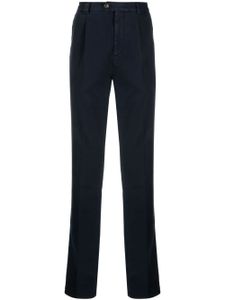 Brunello Cucinelli pantalon de costume à plis - Bleu