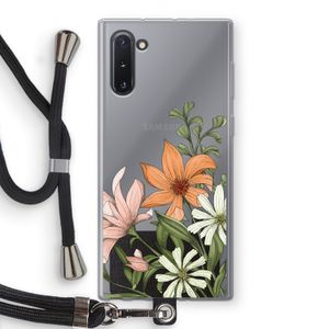 Floral bouquet: Samsung Galaxy Note 10 Transparant Hoesje met koord
