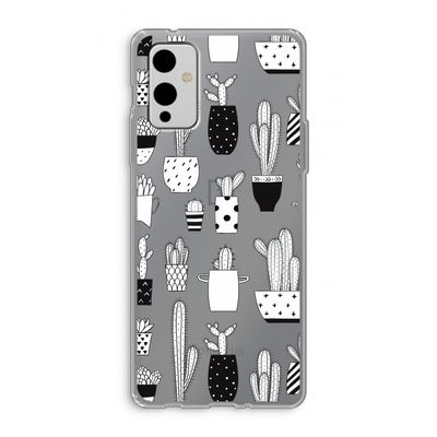 Cactusmotief: OnePlus 9 Transparant Hoesje