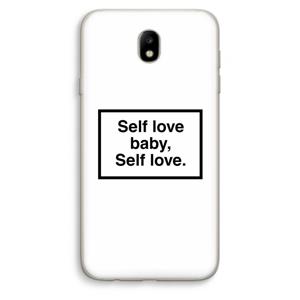 Self love: Samsung Galaxy J7 (2017) Transparant Hoesje