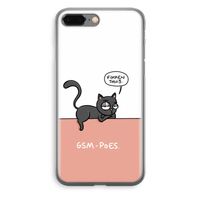 GSM poes: iPhone 8 Plus Transparant Hoesje