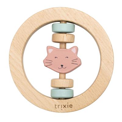 Trixie houten rammelaar - mrs. cat