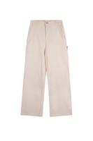 NoBell zomer broek meisjes - ivoor wit - cargo, twill - Suca NoBell zomer broek meisjes - ivoor wit - cargo, twill - Suca