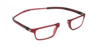 CliC Tube Frosted rood - +2.0