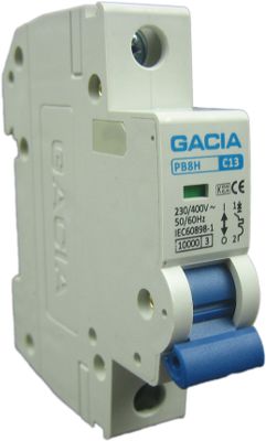 GACIA Installatieautomaat PB8H-1C32 1p C32 10kA