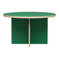 HKliving Dining Table Eettafel - Ø 130 cm - Green