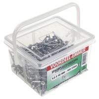 Spaanpl.schr. rvs 4.0x30mm 600st - Deltafix