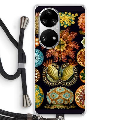 Haeckel Ascidiae: Huawei P50 Pro Transparant Hoesje met koord