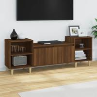 Tv-meubel 160x35x55 cm bewerkt hout bruin eikenkleur