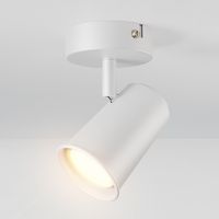 Riga LED Plafondspot Wit - Draaibaar en Dimbaar - GU10 plafondlamp 2700K warm wit - 5W 400 Lumen - Opbouw spot voor woonkamer - thumbnail