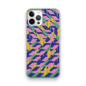 Skew Blush 1: iPhone 12 Pro Transparant Hoesje