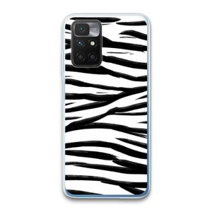 Zebra pattern: Xiaomi Redmi 10 Transparant Hoesje