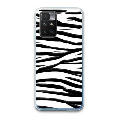 Zebra pattern: Xiaomi Redmi 10 Transparant Hoesje