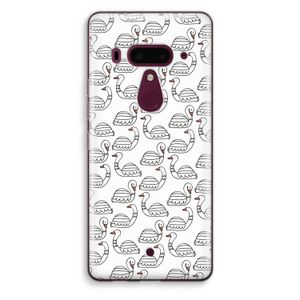 Zwanen: HTC U12+ Transparant Hoesje