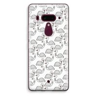 Zwanen: HTC U12+ Transparant Hoesje