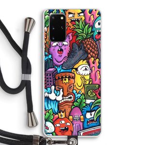 Vexx Mixtape: Samsung Galaxy S20 Plus Transparant Hoesje met koord