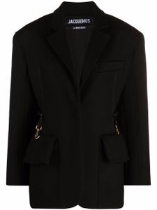 Jacquemus blazer La Veste Terra - Noir