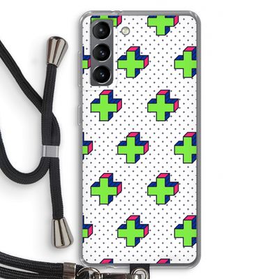8-bit N°10: Samsung Galaxy S21 Transparant Hoesje met koord