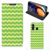 Samsung Galaxy A60 | Hoesje met Magneet | Waves Green