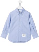 Thom Browne Kids chemise Oxford - Bleu