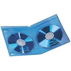 Hama 00051468 Blu-ray hoes 2 CDs/DVDs/Blu-rays Blauw Polypropyleen 3 stuk(s)