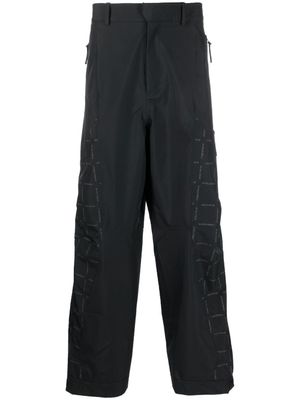 A-COLD-WALL* pantalon droit à logo imprimé - Noir