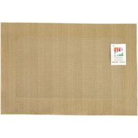 Placemats Hampton - 1x - goud - PVC - 30 x 45 cm - Placemats - thumbnail