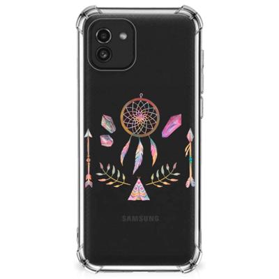 Samsung Galaxy A03 Stevig | Bumper Hoesje | Boho Dreamcatcher