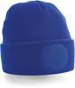 Beechfield CB446 Circular Patch Beanie - Bright Royal - One Size - thumbnail