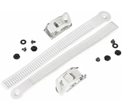 Shadow Buckle White Set - Buckle & Straps