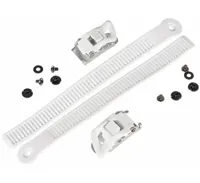 Shadow Buckle White Set - Buckle & Straps