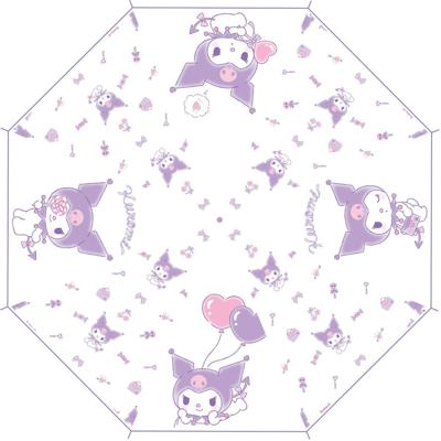 Sanrio Paraplu - Kawaii Kuromi (Transparant)