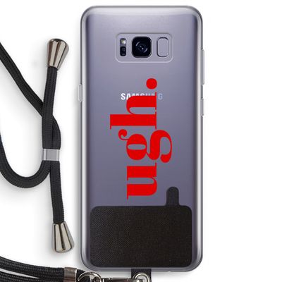 Ugh: Samsung Galaxy S8 Plus Transparant Hoesje met koord