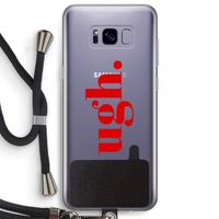 Ugh: Samsung Galaxy S8 Plus Transparant Hoesje met koord