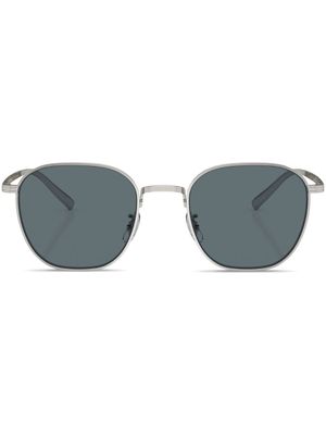 Oliver Peoples lunettes de soleil Rynn à monture carrée - Argent