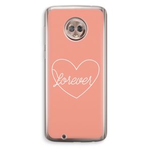 Forever heart: Motorola Moto G6 Transparant Hoesje