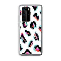 Cheetah color: Huawei P40 Pro Transparant Hoesje