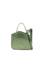 Le Silla mini sac à main Ivy à anse ornée de cristaux - Vert - thumbnail