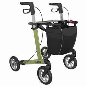 Lichtgewicht rollator Server Comfort met SOFT wielen (7 kg)