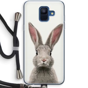 Daisy: Samsung Galaxy A6 (2018) Transparant Hoesje met koord
