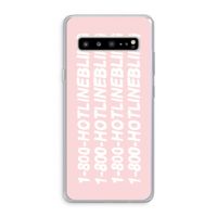 Hotline bling pink: Samsung Galaxy S10 5G Transparant Hoesje
