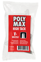 Griffon Poly Max high Tack V-Nozzle Tuiten Zakje voor Worsten (6 stuks)