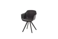 Tuinstoel Solid met kussen - antraciet | 4 Seasons Outdoor