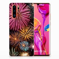 Huawei P30 Pro Silicone Back Cover Vuurwerk - thumbnail