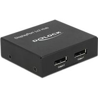 Delock 87691 DisplayPort 1.2-splitter 1 x DisplayPort in > 2 x DisplayPort uit 4K